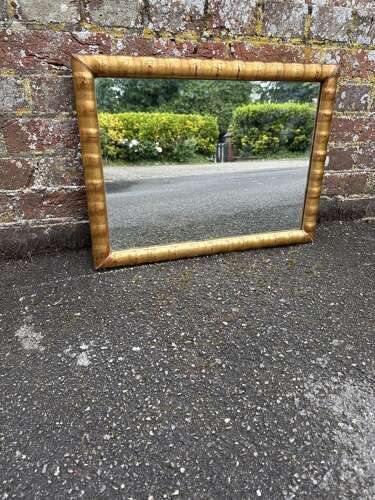 A Wonderful size 20th C English carved wood & gesso gilt Mirror.