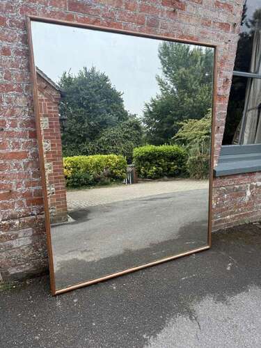 An Exceptional large Antique French 19th Century Bistro Mirror.