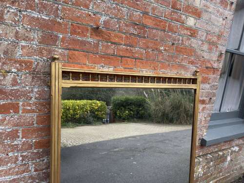 A Wonderful large Antique English 19th C gilt Overmantle Mirror.