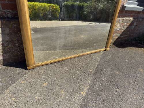 A Fabulous large Antique English 19th Century gilt Overmantel Mirror.