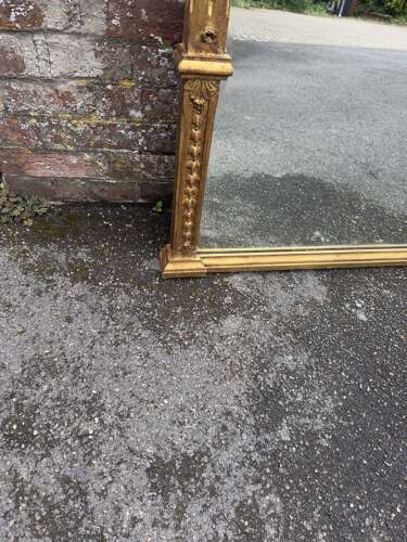 A Fabulous large Early 20th Century gilt Overmantle Mirror.