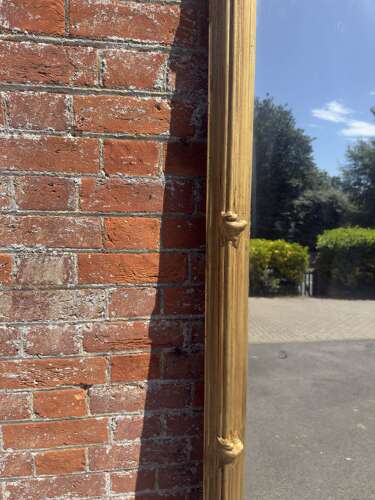 A Fabulous large Antique English 19th Century carved wood & gesso gilt Pier Mirror.