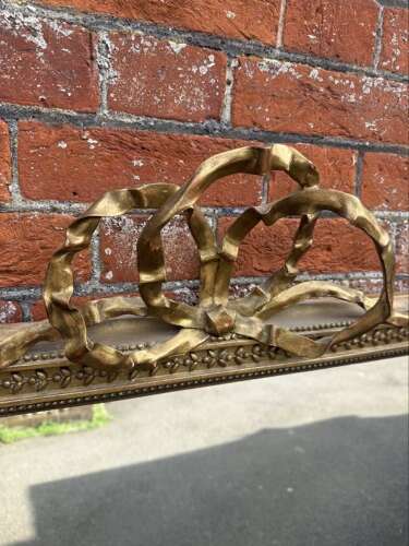 A Stunning large Antique English 19th Century gilt Overmantle Mirror