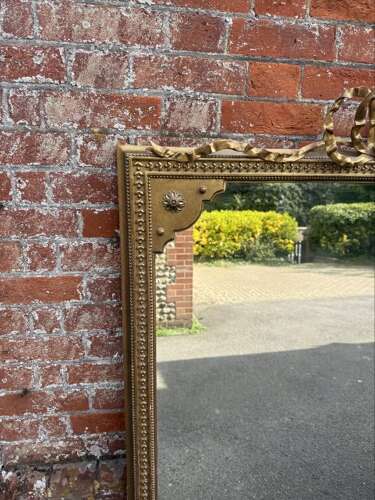 A Stunning large Antique English 19th Century gilt Overmantle Mirror