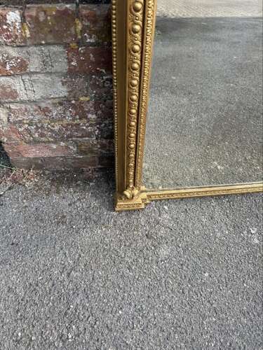An Exceptional large Antique French 19th Century gilt Mirror.
