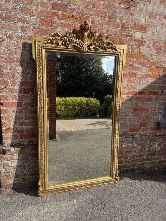 A Wonderful large Antique English 19th Century decorative Mirror